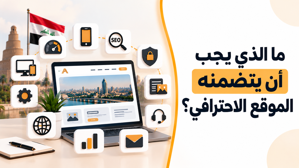 ما الذي يجب أن يتضمنه الموقع الاحترافي؟